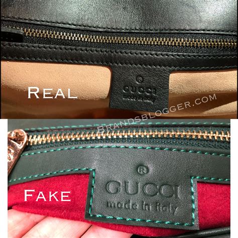 how can you tell if gucci bag is fake